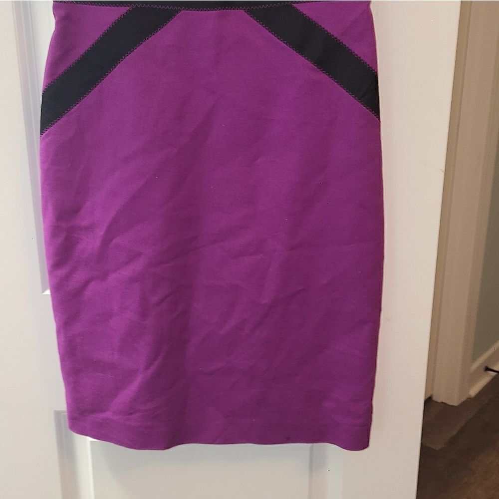 Worthington Stretch Purple Sheath Dress - Picture 5 of 11